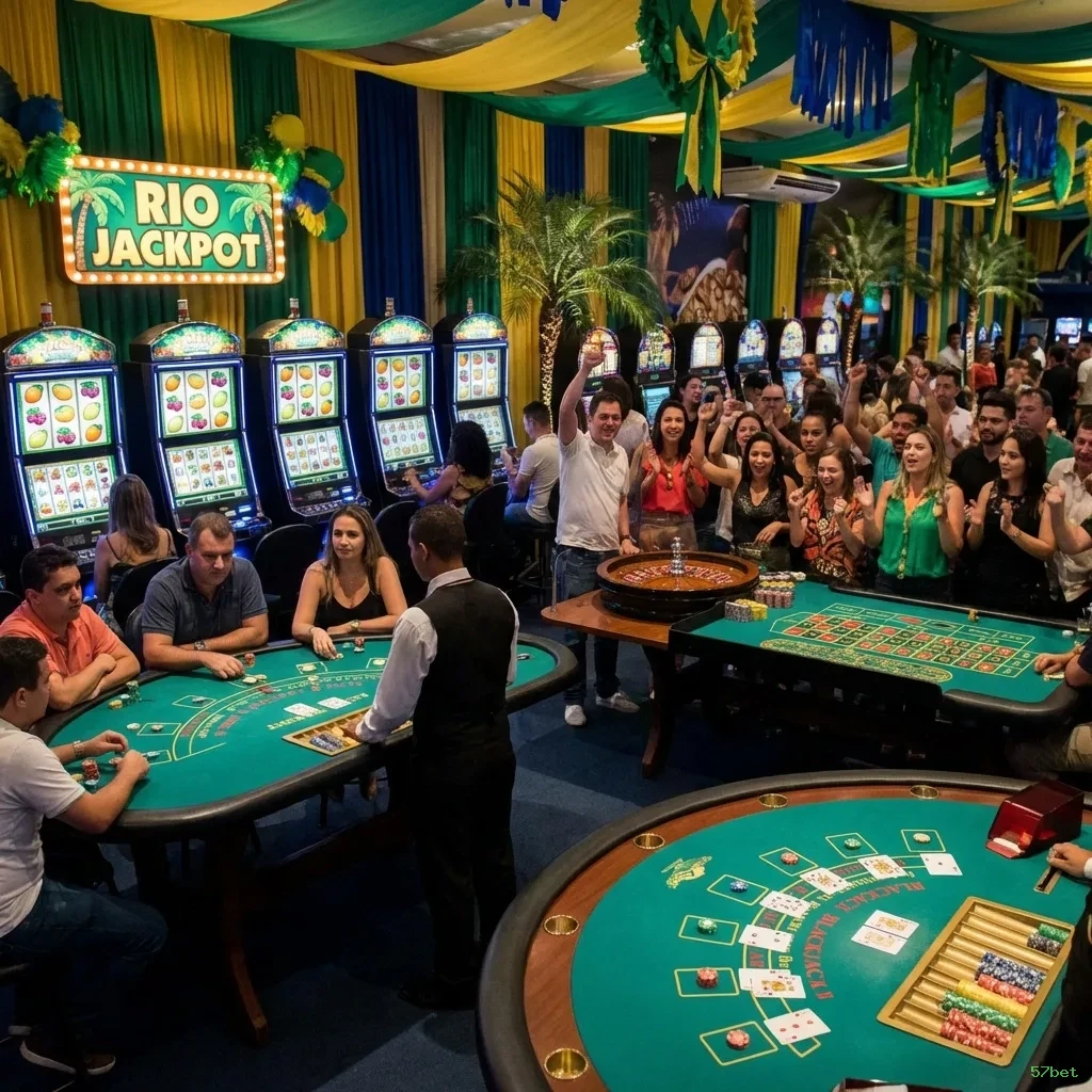 Cassino ao vivo da 57bet com dealers reais